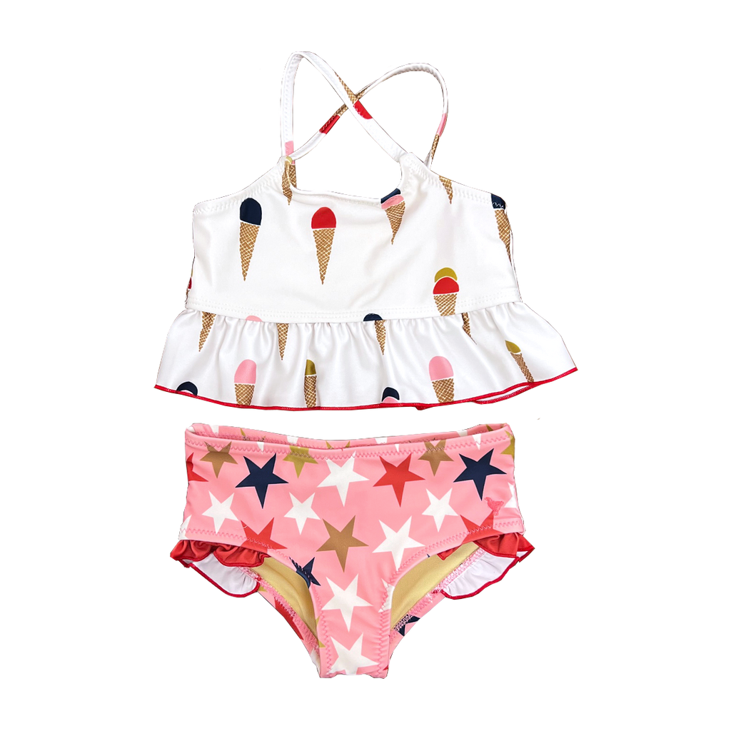 Pink chicken 2025 bathing suit