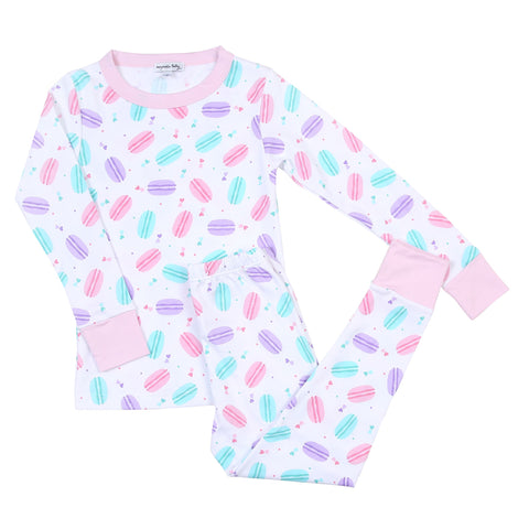 Magnolia Baby Long Sleeve PJ Set - J'aime Macarons - Let Them Be Little, A Baby & Children's Clothing Boutique