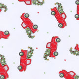 Magnolia Baby Printed Zipper Footie - Christmas Traditions - Let Them Be Little, A Baby & Children's Clothing Boutique