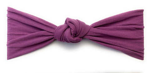 Baby Wisp Turban Knot - Midnight Mauve - Let Them Be Little, A Baby & Children's Boutique