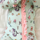 Macaron + Me Ruffle Footsie - Mermaid - Let Them Be Little, A Baby & Children's Clothing Boutique