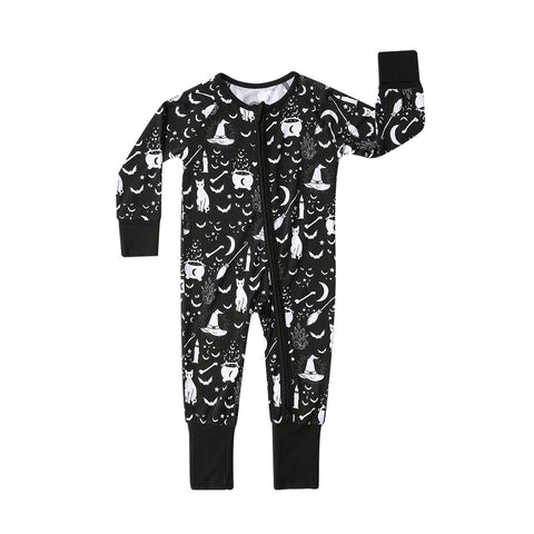 Emerson & Friends Bamboo Convertible Footie - Hocus Pocus - Let Them Be Little, A Baby & Children's Clothing Boutique