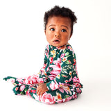 Posh Peanut Ruffled Zipper Footie - Arsine - Let Them Be Little, A Baby & Children's Clothing Boutique