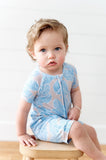 Kiki + Lulu Short Sleeve Shortie Zip Romper - Banana Leaves - Let Them Be Little, A Baby & Children's Clothing Boutique