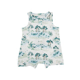 Angel Dear Bamboo Shortie Romper - Alligator Pond - Let Them Be Little, A Baby & Children's Clothing Boutique
