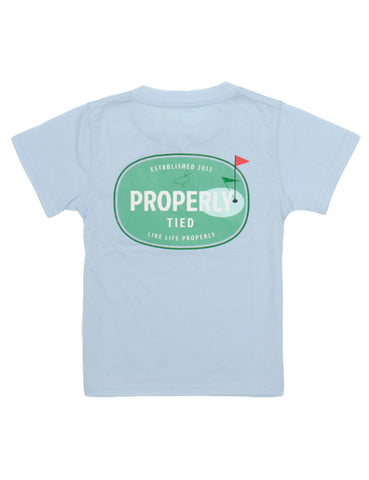 Properly Tied Short Sleeve Signature Tee - The Links - Let Them Be Little, A Baby & Children's Clothing Boutique