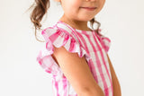 Little Pajama Co. Ruffle Short Set - Pink Gingham - Let Them Be Little, A Baby & Children's Clothing Boutique