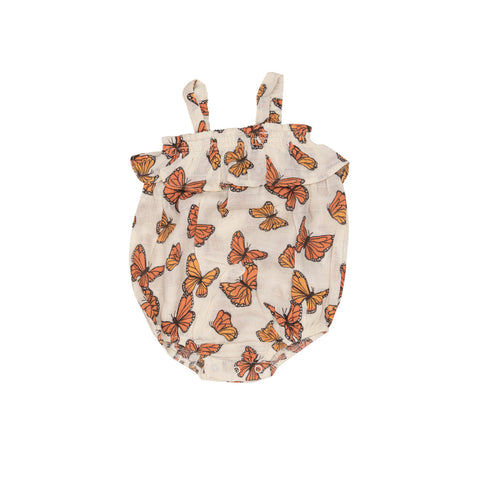 Angel Dear Muslin Ruffle Bubble - Monarch Butterflies - Let Them Be Little, A Baby & Children's Clothing Boutique