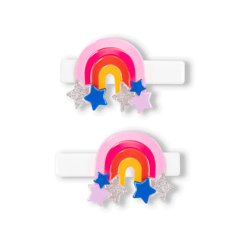 Lilies & Roses Alligator Clip - Rainbow Bright Colors - Let Them Be Little, A Baby & Children's Clothing Boutique