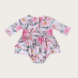 Charming Mary Skirted Bodysuit - Harlow Carr Rose - Let Them Be Little, A Baby & Children's Clothing Boutique