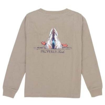 Properly Tied Long Sleeve Signature Tee - Diving Mallard - Let Them Be Little, A Baby & Children's Clothing Boutique