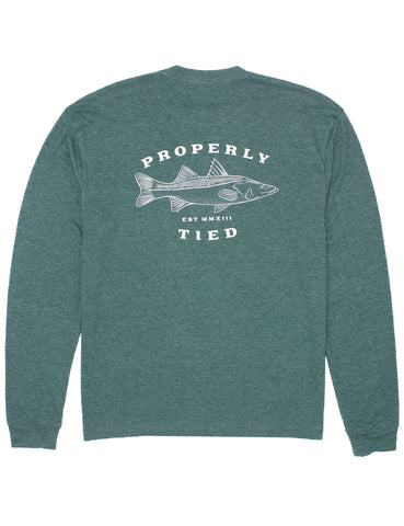 Properly Tied Adult Long Sleeve Portland Pocket Tee - Fresh Catch - Let Them Be Little, A Baby & Children's Clothing Boutique