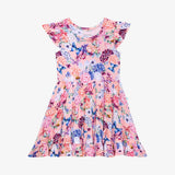 Posh Peanut Cap Sleeve Ruffled Twirl Dress - Lyric - Let Them Be Little, A Baby & Children's Clothing Boutique