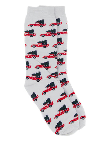 Properly Tied Lucky Duck Sock - Christmas Truck - Let Them Be Little, A Baby & Children's Clothing Boutique