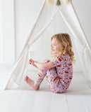 KiKi + Lulu Short Sleeve 2 Piece Set - Camping Lavender - Let Them Be Little, A Baby & Children's Clothing Boutique