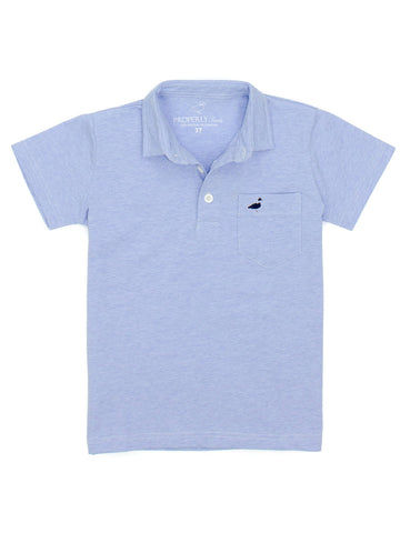 Properly Tied Harrison Pocket Polo - Light Blue - Let Them Be Little, A Baby & Children's Clothing Boutique