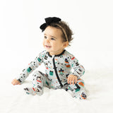 Macaron + Me Zipper Footsie - Spooky Celebration - Let Them Be Little, A Baby & Children's Clothing Boutique
