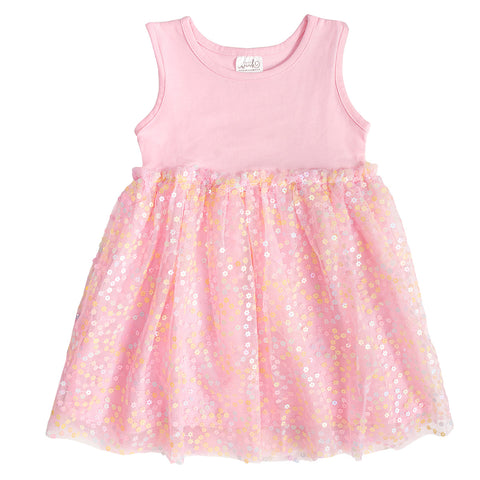 Sweet Wink Confetti Flower Tank Dress - Pink - Let Them Be Little, A Baby & Children's Clothing Boutique