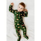Hanlyn Collective Zip Rompsie w/ Convertible Foot - Let's Taco 'Bout It - Let Them Be Little, A Baby & Children's Clothing Boutique