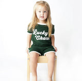 Emerson and Friends Bamboo Terry Ringer Tee - Lucky Charm - Let Them Be Little, A Baby & Children's Clothing Boutique