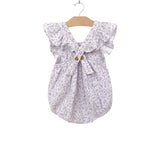 City Mouse Cross Back Muslin Bubble Romper - Violet Fairies - Let Them Be Little, A Baby & Children's Clothing Boutique