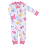 Magnolia Baby Zipped PJ Romper - My Peeps Pink - Let Them Be Little, A Baby & Children's Clothing Boutique