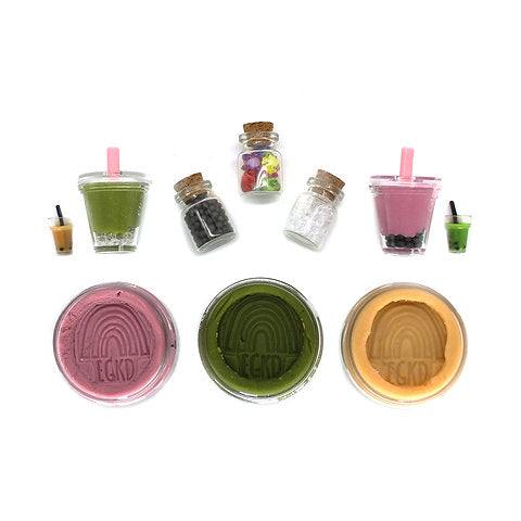 Earth Grown KidDoughs Sensory Dough Play Kit - Bubble Tea (Scented) - Let Them Be Little, A Baby & Children's Clothing Boutique