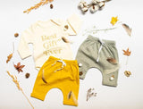 Emerson & Friends Cotton Baby Joggers - Mustard - Let Them Be Little, A Baby & Children's Boutique
