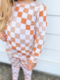 Sweet P Baby Co. 2 Piece PJ Set - Fall Checkers - Let Them Be Little, A Baby & Children's Clothing Boutique