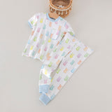 Nola Tawk Short Sleeve Organic Cotton PJ Set - Hoppy Easter - Let Them Be Little, A Baby & Children's Clothing Boutique