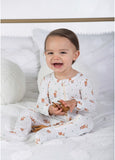 Macaron + Me Footsie - Sweet Deer (Non Ruffled) - Let Them Be Little, A Baby & Children's Boutique