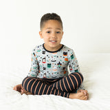 Macaron + Me Long Sleeve Toddler PJ Set - Spooky Celebration - Let Them Be Little, A Baby & Children's Clothing Boutique
