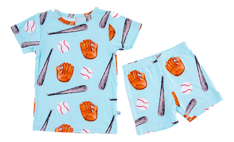 Birdie Bean Short Sleeve w/ Shorts 2 Piece PJ Set - Ruth - Let Them Be Little, A Baby & Children's Clothing Boutique