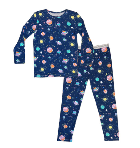 Bellabu Bear 2 piece PJ Set - Planets - Let Them Be Little, A Baby & Children's Clothing Boutique