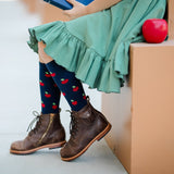 Little Stocking Co. Knee Highs - Apple - Let Them Be Little, A Baby & Children's Clothing Boutique