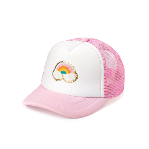 Sweet Wink Trucker Hat - Rainbow Patch - Let Them Be Little, A Baby & Children's Clothing Boutique