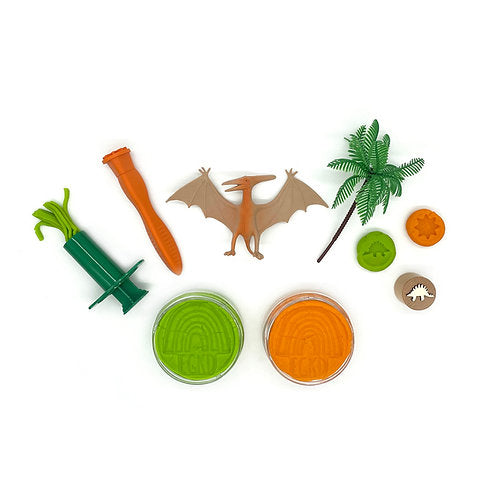 Earth Grown KidDoughs XL Sensory Dough & Tool Play Kit - Dinosaur (Scented) - Let Them Be Little, A Baby & Children's Clothing Boutique