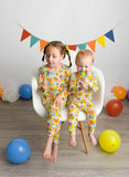 Ollee and Belle Two-Piece Long Sleeve PJ Set - Happy Birthday - Let Them Be Little, A Baby & Children's Clothing Boutique