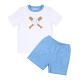 Magnolia Baby Applique Shorts Set - Grand Slam - Let Them Be Little, A Baby & Children's Clothing Boutique