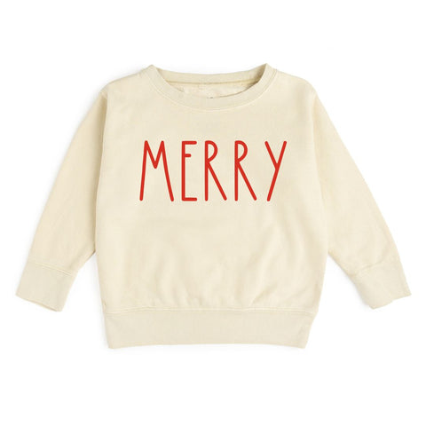 Sweet Wink Long Sleeve Sweatshirt - Merry Doodle Natural - Let Them Be Little, A Baby & Children's Clothing Boutique