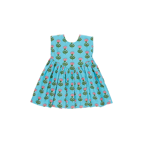 Pink Chicken Gracie Dress - Blue Cornflower - Let Them Be Little, A Baby & Children's Clothing Boutique