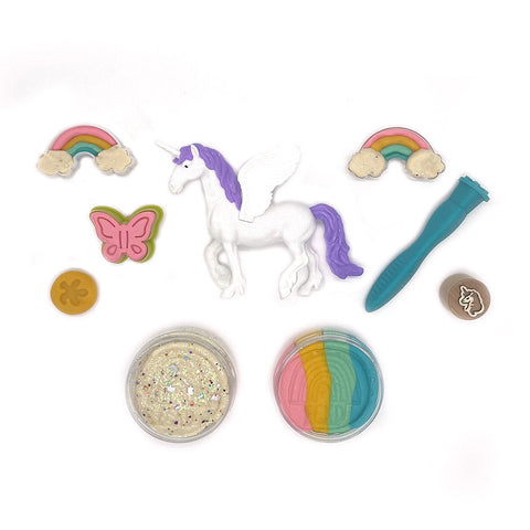 Earth Grown KidDoughs XL Sensory Dough & Tool Play Kit - Unicorn / Pegasus (Scented) - Let Them Be Little, A Baby & Children's Clothing Boutique