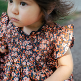 Pink Chicken Stevie Dress Set - Navy Ditsy Floral - Let Them Be Little, A Baby & Children's Clothing Boutique