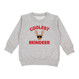 Sweet Wink Long Sleeve Sweatshirt - Coolest Reindeer - Let Them Be Little, A Baby & Children's Clothing Boutique