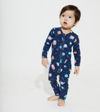 Bellabu Bear Convertible Footie - Planets - Let Them Be Little, A Baby & Children's Clothing Boutique