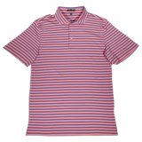 Southern Point Co. Performance Polo - Washed Navy / Deep Coral - Let Them Be Little, A Baby & Children's Clothing Boutique
