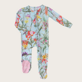 Charming Mary Zippered Footie - Fiji Garden - Let Them Be Little, A Baby & Children's Clothing Boutique
