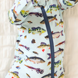 Macaron + Me Footsie - Go Fish - Let Them Be Little, A Baby & Children's Clothing Boutique