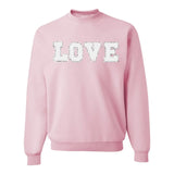 Sweet Wink Adult Long Sleeve Patch Sweatshirt - Love Lt. Pink - Let Them Be Little, A Baby & Children's Clothing Boutique