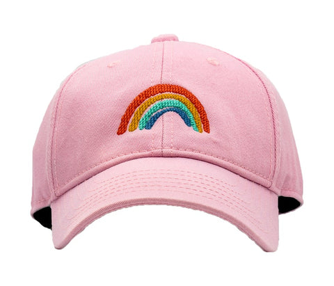 Harding Lane Kids Hat - Rainbow on Light Pink - Let Them Be Little, A Baby & Children's Clothing Boutique
